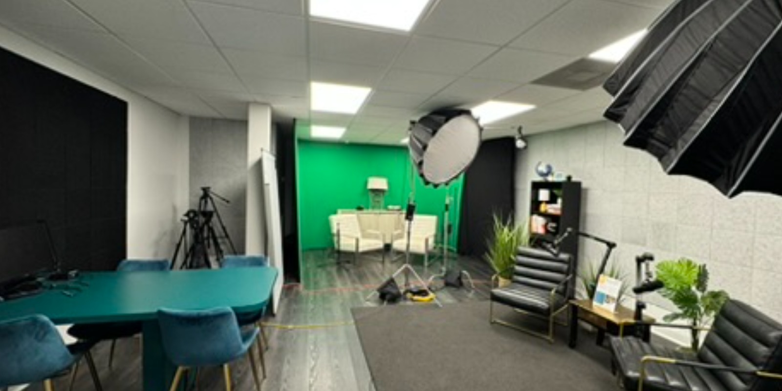 Elation Podcast Suite recording space